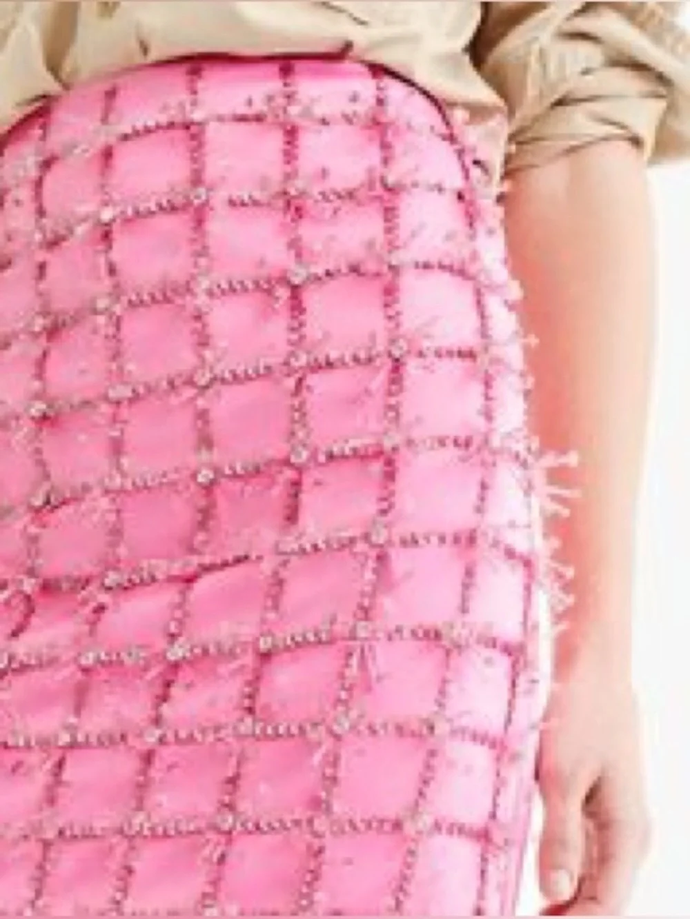 J. Crew Collection Embellished Satin Skirt. Size 16. Like New. - Picture 8 of 8